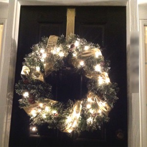 I have never been able to find a wreath hanger that would work on my front door because of the window. Then I found Wreath Pro. Success!