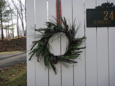 Our gate welcoming friends has never looked better thanks to your WreathPro! 